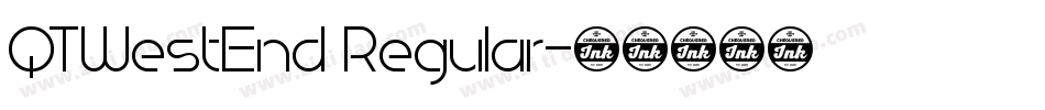 QTWestEnd Regular字体转换